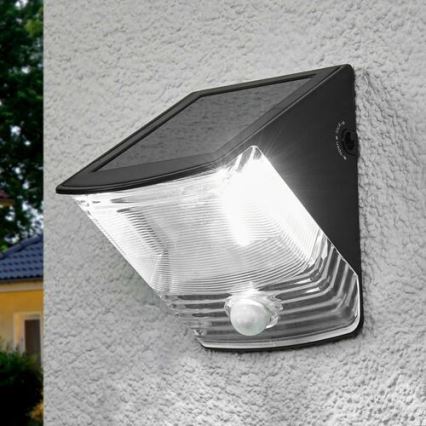 Brennenstuhl - LED Applique solare con sensore di movimento e crepuscolare LED/1W/3,6V 600 mAh IP44