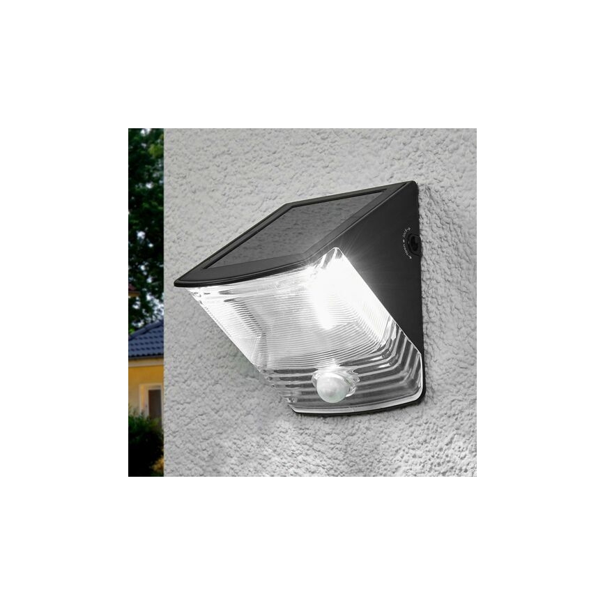 Brennenstuhl - LED Applique solare con sensore di movimento e crepuscolare LED/1W/3,6V 600 mAh IP44