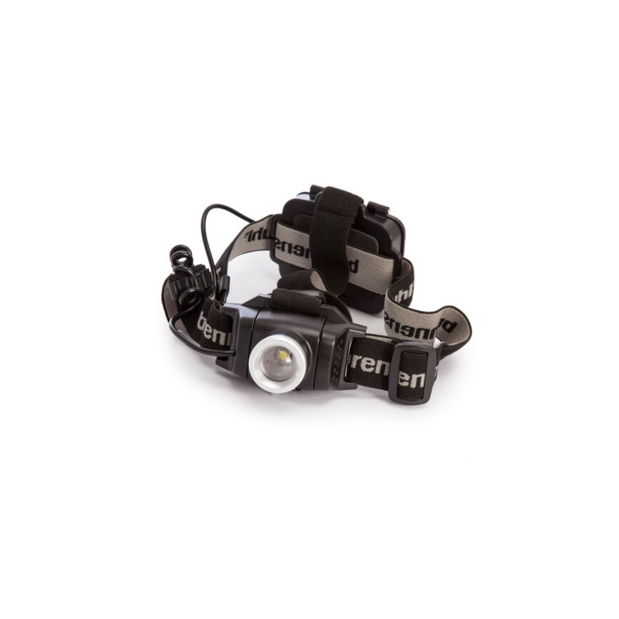 Brennenstuhl - Lampada frontale a LED LuxPremium LED/3xAA IP44 nera