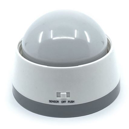 Brennenstuhl - Lampada LED orientativa con sensore di movimento LED/3xAA 3000K