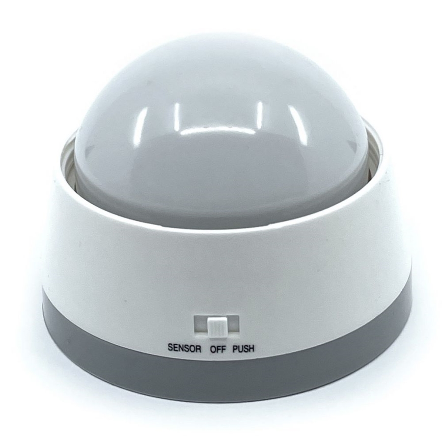 Brennenstuhl - Lampada LED orientativa con sensore di movimento LED/3xAA 3000K