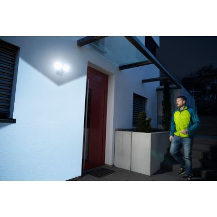 Brennenstuhl - Proiettore LED dimmerabile con sensore DUO LED/29,2W/230V 3000-6500K IP54 Wi-Fi