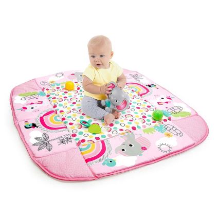 Bright Starts - Coperta per bambini per giocare 5in1 YOUR WAY BALL PLAY 3xAA rosa