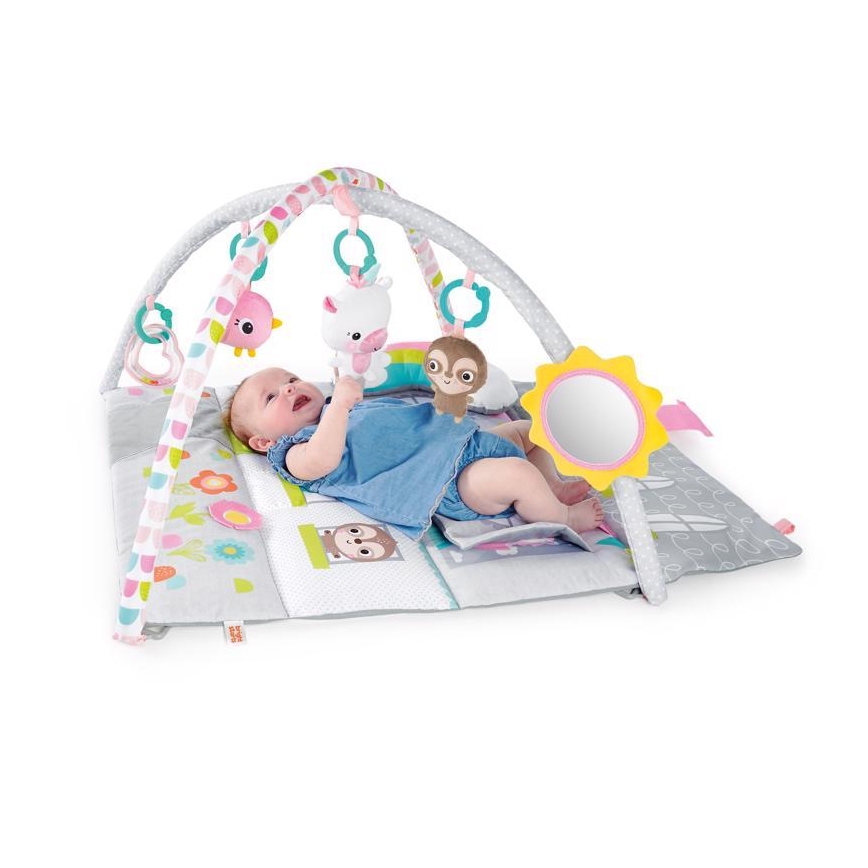Bright Starts - Coperta per bambini per giocare in casa FLOORS OF FUN