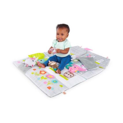 Bright Starts - Coperta per bambini per giocare in casa FLOORS OF FUN