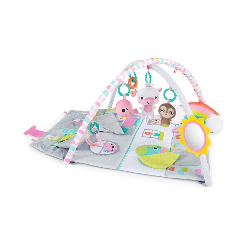 Bright Starts - Coperta per bambini per giocare in casa FLOORS OF FUN