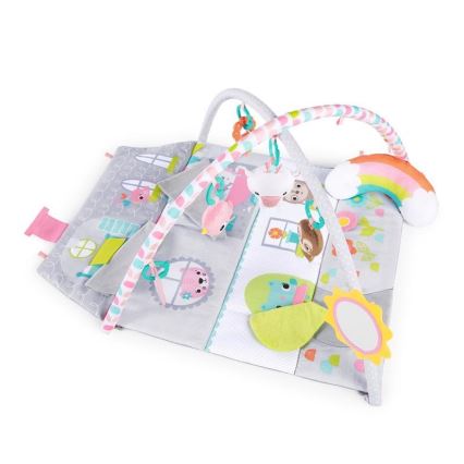 Bright Starts - Coperta per bambini per giocare in casa FLOORS OF FUN