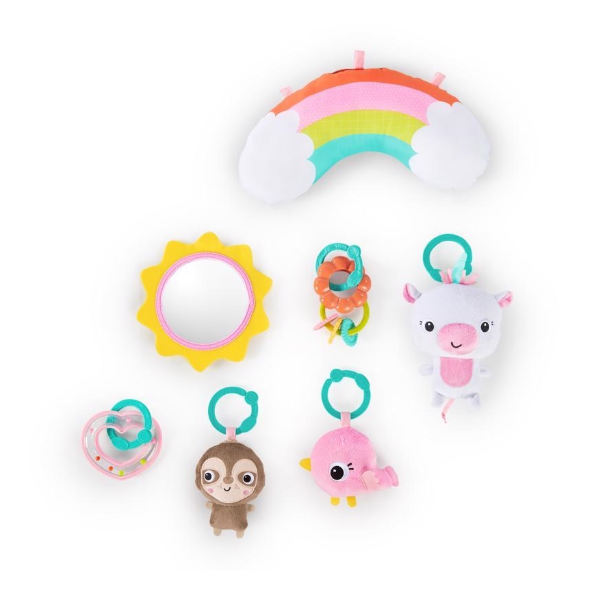 Bright Starts - Coperta per bambini per giocare in casa FLOORS OF FUN