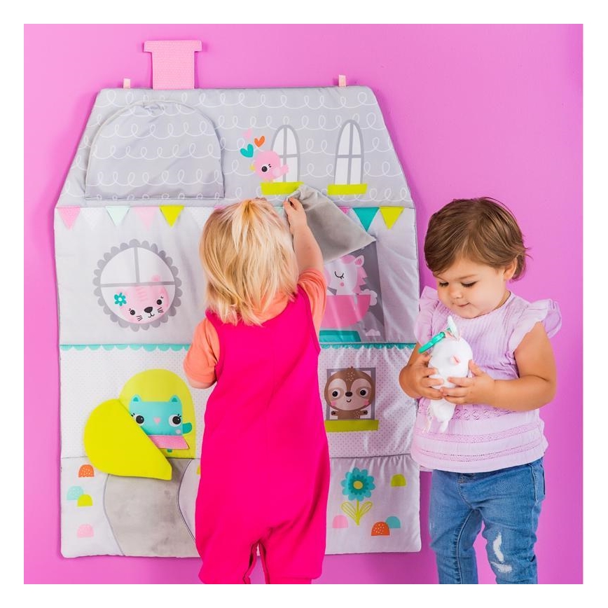 Bright Starts - Coperta per bambini per giocare in casa FLOORS OF FUN