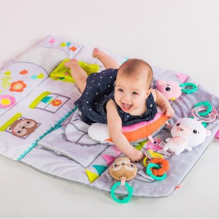 Bright Starts - Coperta per bambini per giocare in casa FLOORS OF FUN