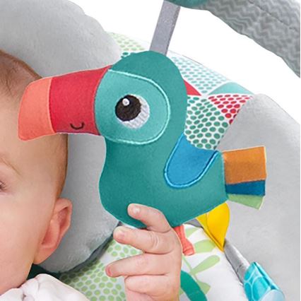 Bright Starts - Culla vibrante per bambini con melodia  TOUCAN TANGO