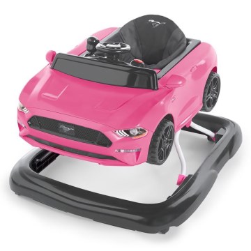 Bright Starts - Girello 3 in 1 per bambini FORD MUSTANG rosa