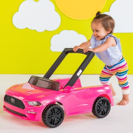 Bright Starts - Girello 3 in 1 per bambini FORD MUSTANG rosa