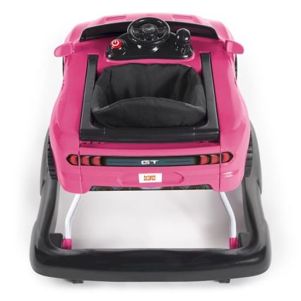 Bright Starts - Girello 3 in 1 per bambini FORD MUSTANG rosa