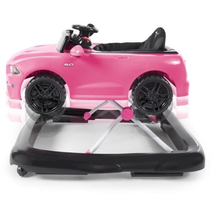 Bright Starts - Girello 3 in 1 per bambini FORD MUSTANG rosa