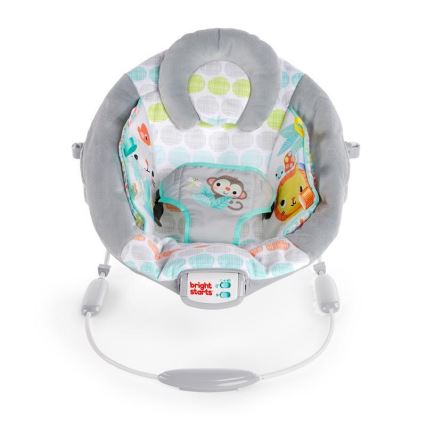 Bright Starts - Lettino vibrante per bambini con melodia WHIMSICAL WILD 3xLR14
