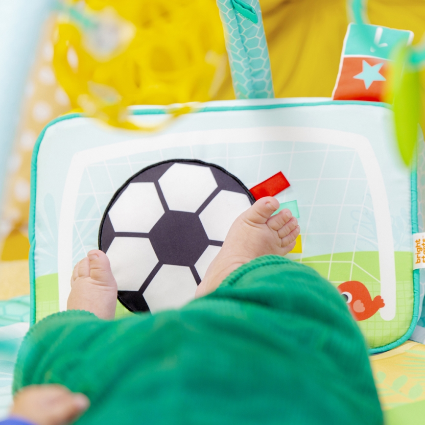 Bright Starts - Tappeto da gioco per bambini OBALL GRIP & KICK 3xAA