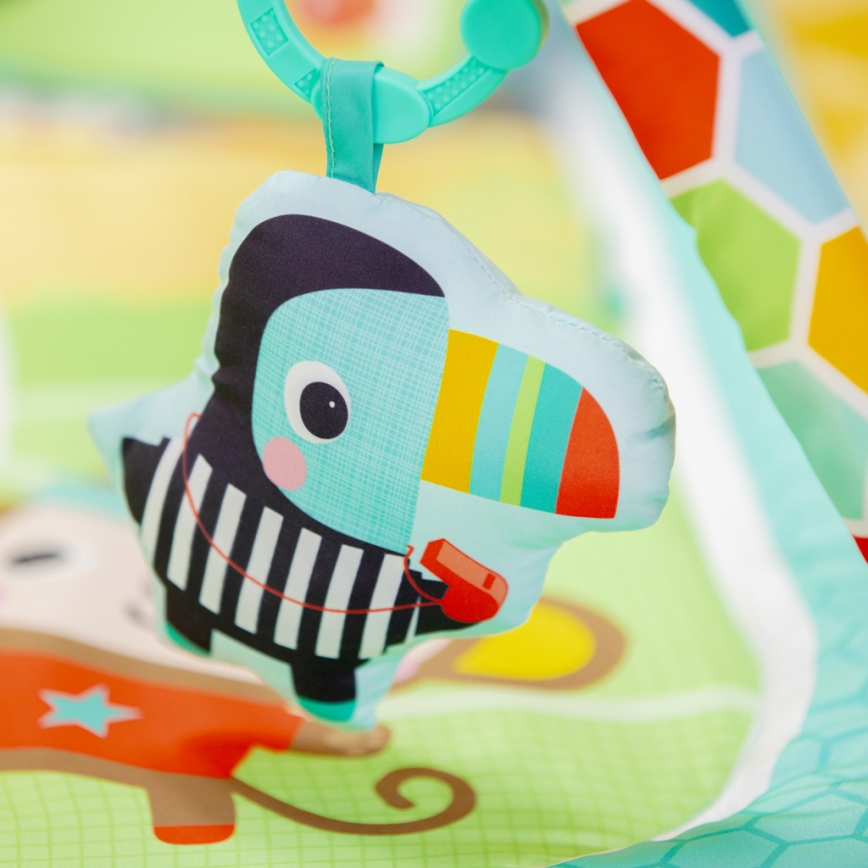 Bright Starts - Tappeto da gioco per bambini OBALL GRIP & KICK 3xAA