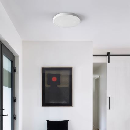 Brilagi - Plafoniera LED dimmerabile GLASS POOL DOUBLE LED/48W/230V 3000-6000K 40 cm bianca + telecomando