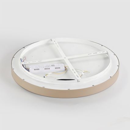 Brilagi - Plafoniera LED dimmerabile GLASS POOL DOUBLE LED/48W/230V 3000-6000K 40 cm beige + telecomando