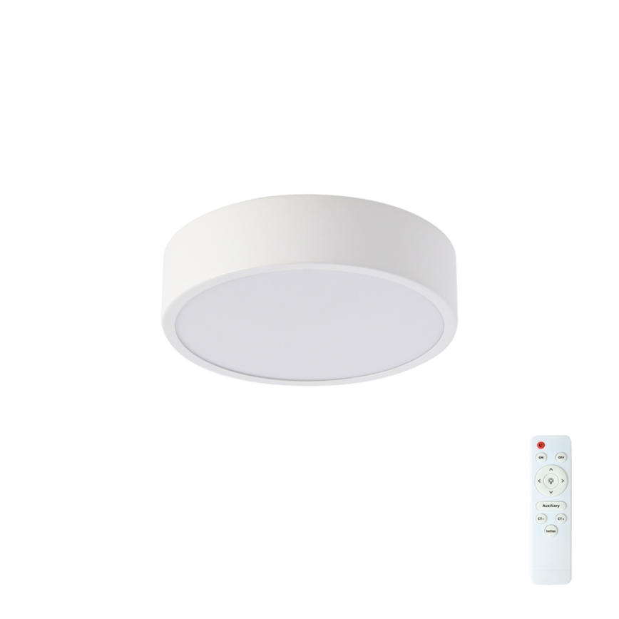 Brilagi - Plafoniera LED dimmerabile POOL LED/18W/230V 3000-6000K 20 cm bianco + telecomando