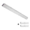 Brilagi - Apparecchio LED tecnico antipolvere per tubi fluorescenti OPTIMA T8 2xG13/18W/230V 6500K IP65 128 cm