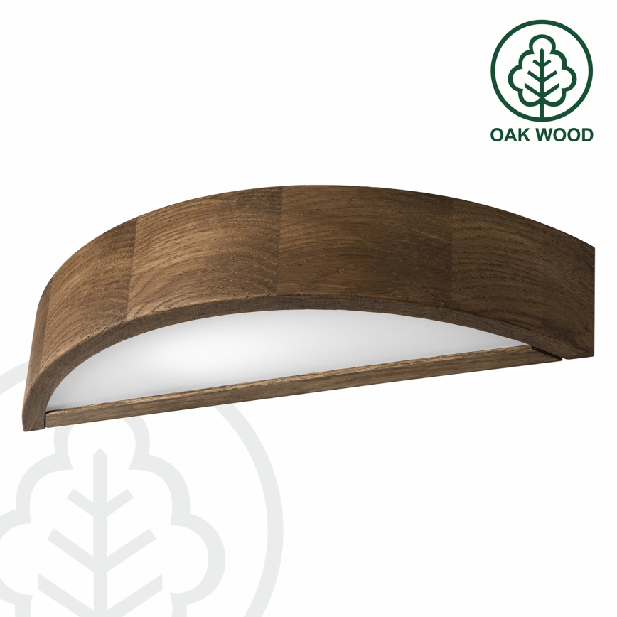 Brilagi - Applique a LED CARVALHO 1xE27/15W/230V rovere noce