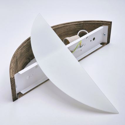 Brilagi - Applique a LED CARVALHO 1xE27/15W/230V rovere noce