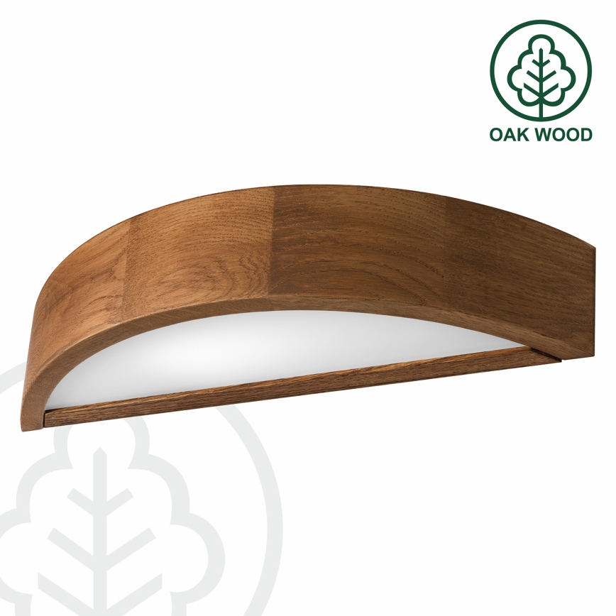 Brilagi - Applique a LED CARVALHO 1xE27/60W/230V quercia ciliegio