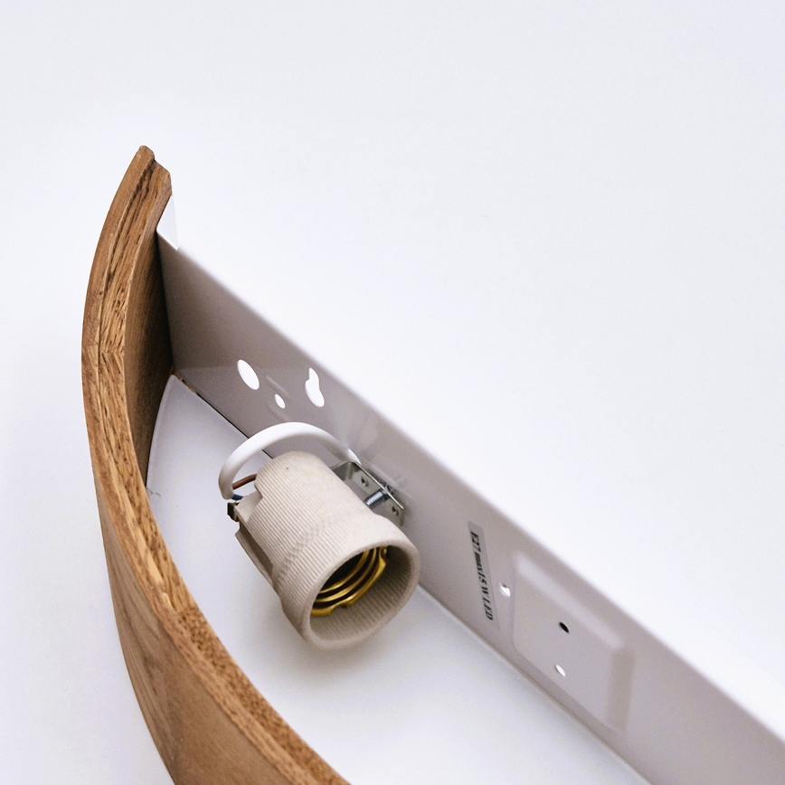 Brilagi - Applique a LED CARVALHO 1xE27/60W/230V quercia ciliegio