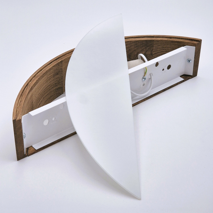 Brilagi - Applique a LED CARVALHO 1xE27/60W/230V quercia ciliegio