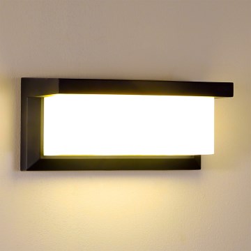 Brilagi - Applique a LED da esterno BRICKY LED/12W/230V nero IP54