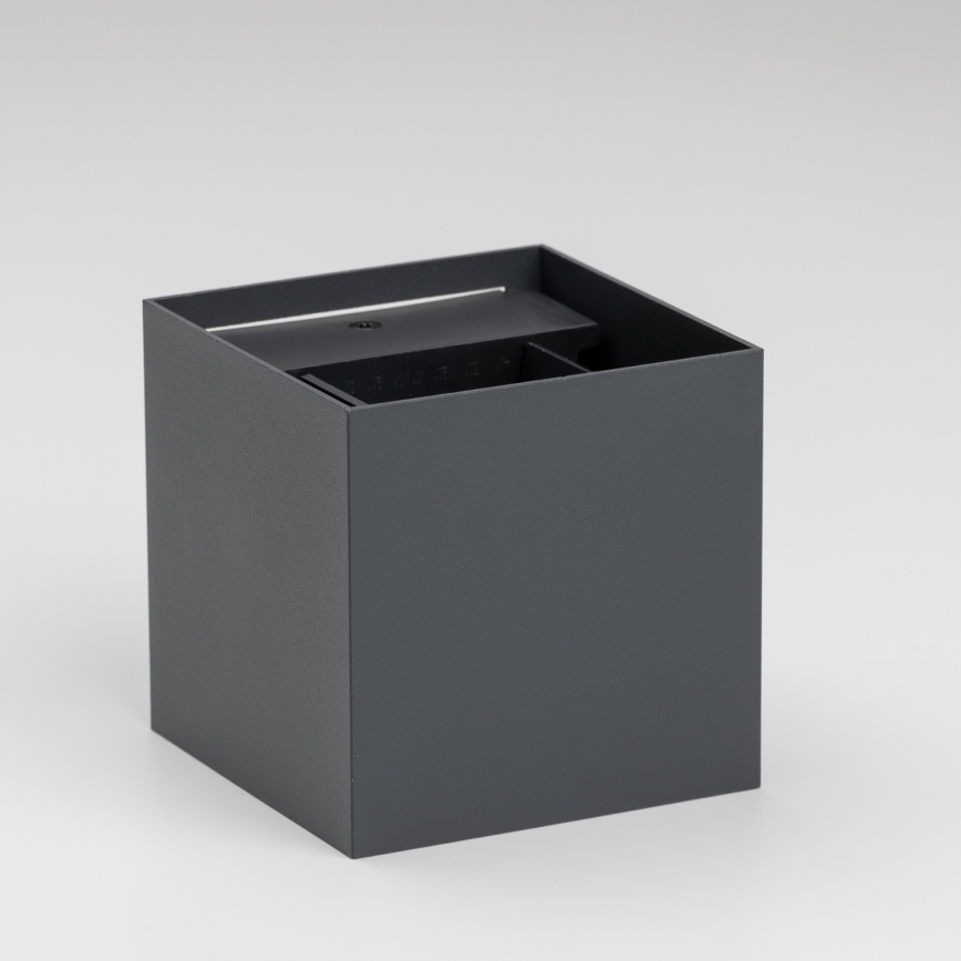 Brilagi - Applique a LED da esterno CUBE LED/6W/230V antracite IP54