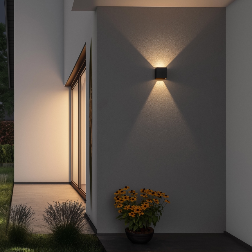 Brilagi - Applique a LED da esterno CUBE LED/6W/230V antracite IP54