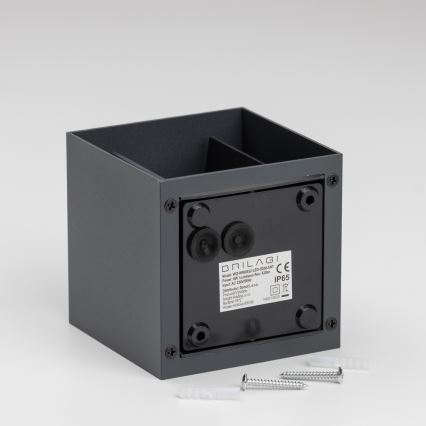 Brilagi - Applique a LED da esterno CUBE LED/6W/230V antracite IP54