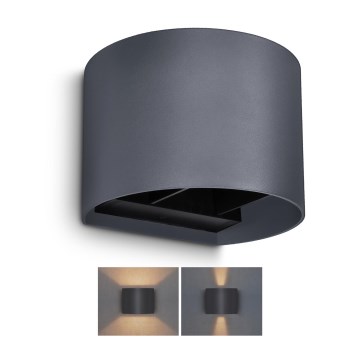 Brilagi - Applique a LED da esterno RONDO LED/6W/230V antracite IP54