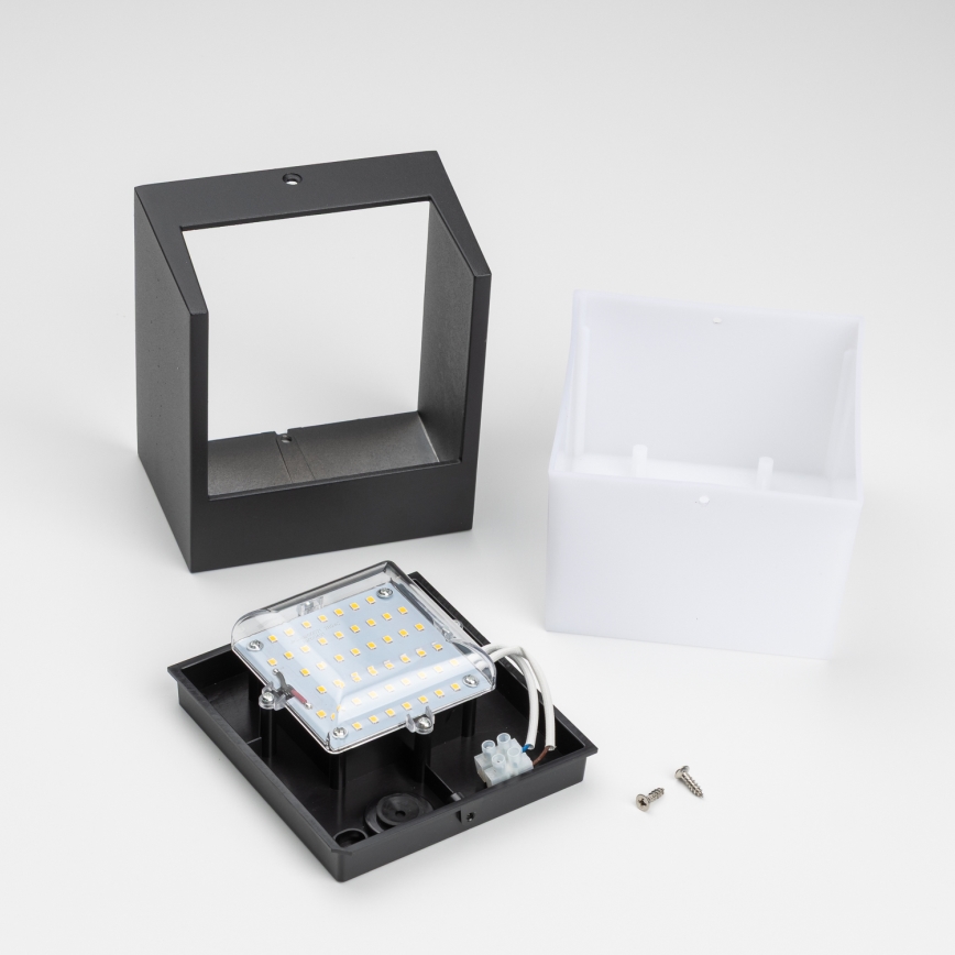 Brilagi - Applique a LED da esterno TERNI LED/12W/230V nero IP44