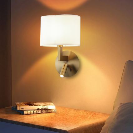 Brilagi - Applique a LED DAYA 1xE14/40W/230V + LED/3W color crema/oro