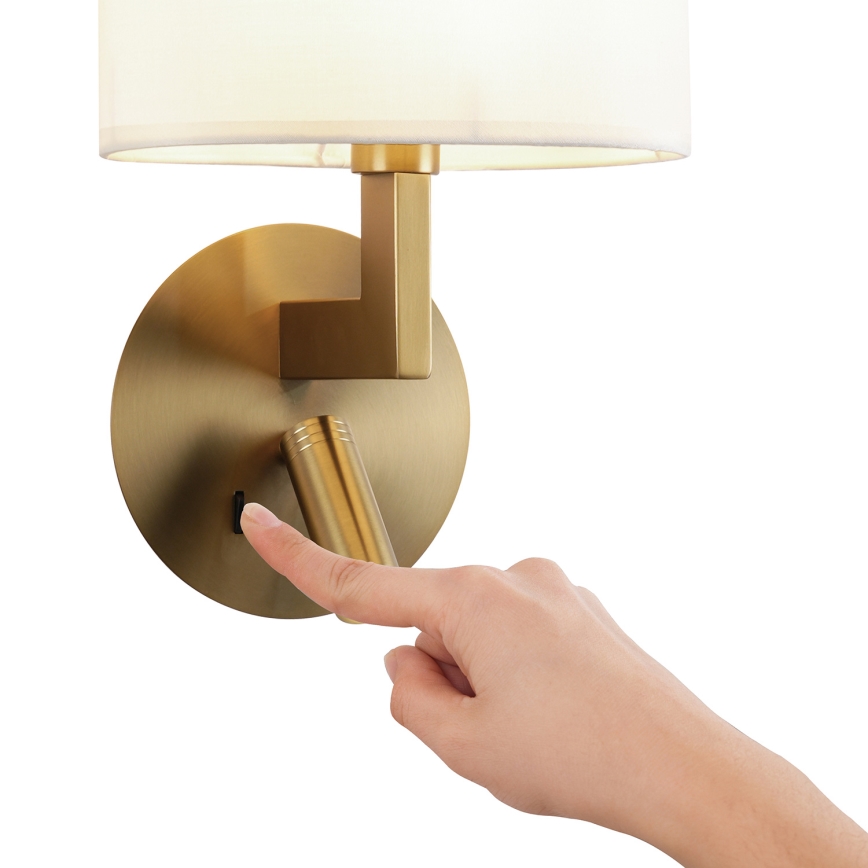 Brilagi - Applique a LED DAYA 1xE14/40W/230V + LED/3W color crema/oro