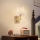 Brilagi - Applique a LED DEYA 1xE14/40W/230V + LED/3W lino/oro