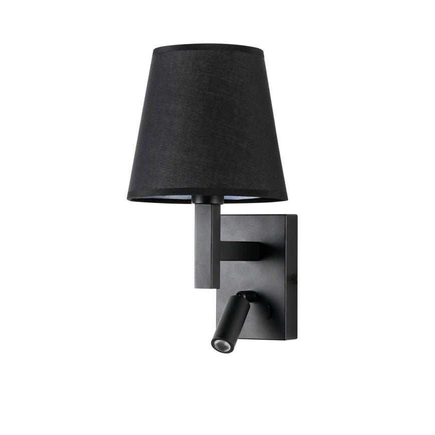 Brilagi - Applique a LED DEYA 1xE14/40W/230V + LED/3W nero