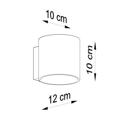 Brilagi -  Luce Spot da parete a LED FRIDA 1xG9/3,5W/230V calcestruzzo