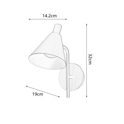 Brilagi - Applique a LED LUCERA LED/3W/230V bianco