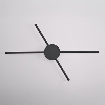 Brilagi - Applique a LED LUGO QUATTRO LED/16W/230V nero