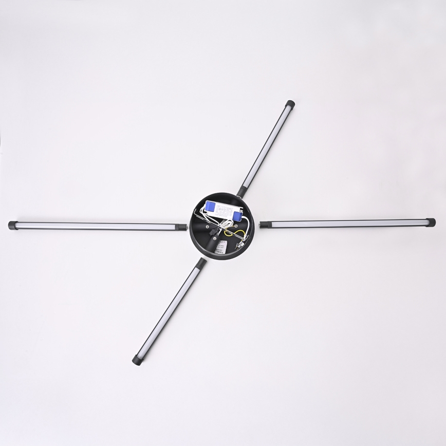 Brilagi - Applique a LED LUGO QUATTRO LED/16W/230V nero