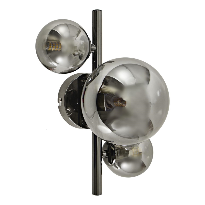 Brilagi - Applique a LED MILLA 3xG9/3W/230V cromo lucido/fumé