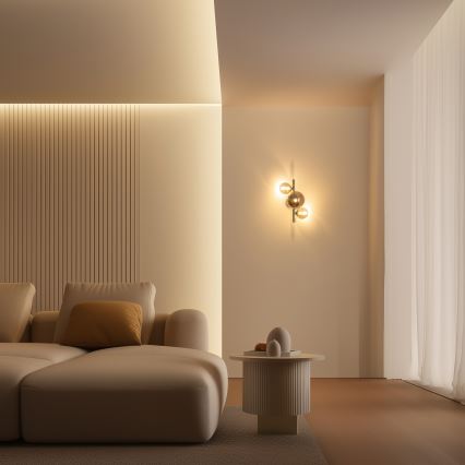 Brilagi - Applique a LED MILLA 3xG9/3W/230V cromo lucido/fumé