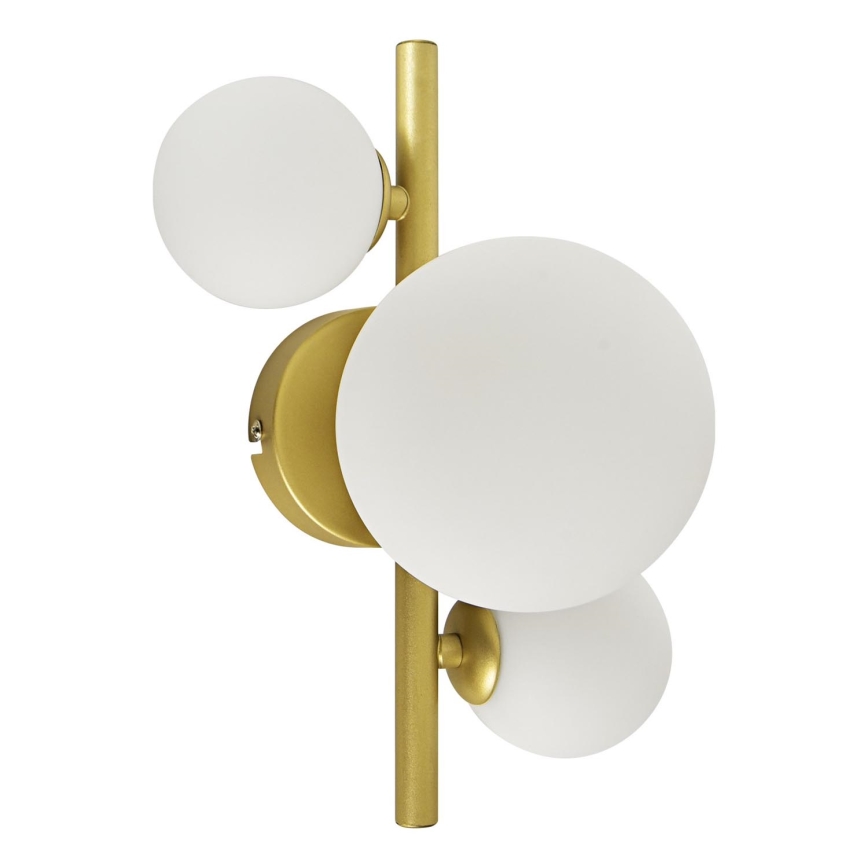 Brilagi - Applique a LED MILLA 3xG9/3W/230V oro/bianco
