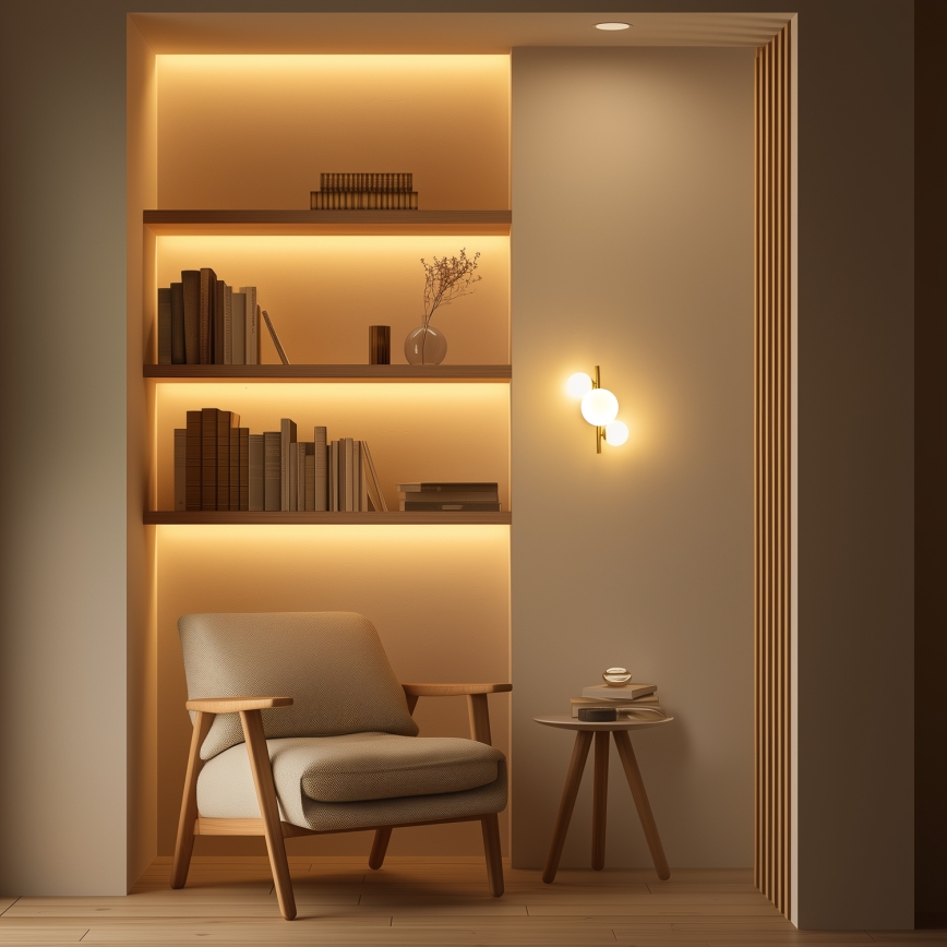 Brilagi - Applique a LED MILLA 3xG9/3W/230V oro/bianco