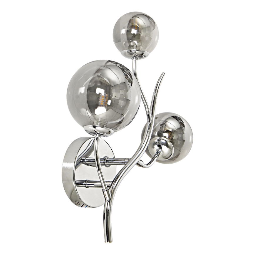 Brilagi - Applique a LED MISTEL 3xG9/3W/230V cromo lucido/fumé